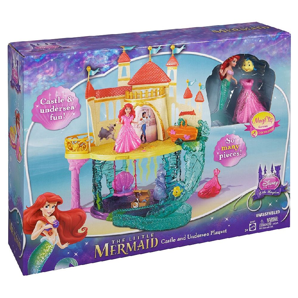 little mermaid toy castle